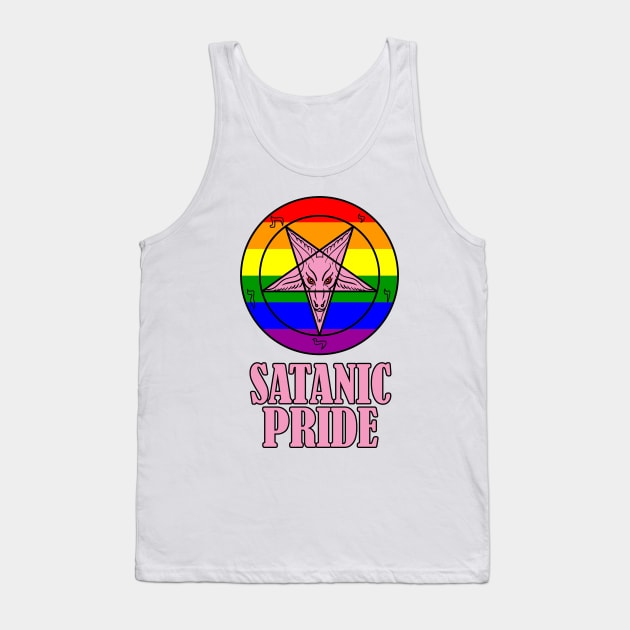 Baphomet - Satanic Pride Tank Top by artpirate